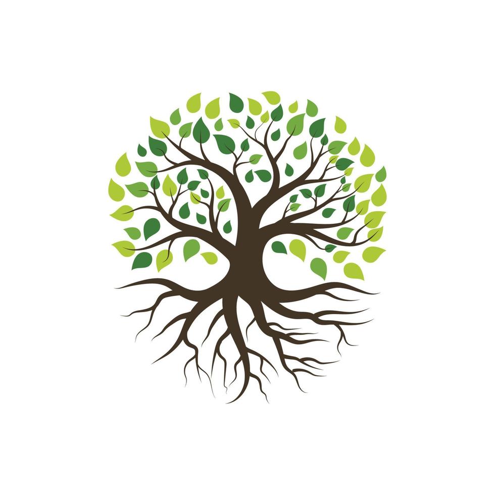 Tree branch vector ilustration design