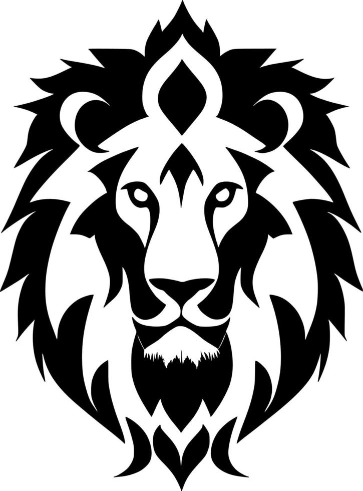 vector illustration of lion head
