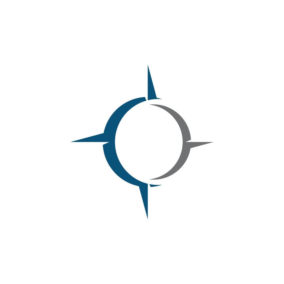 Compass vector icon illustration