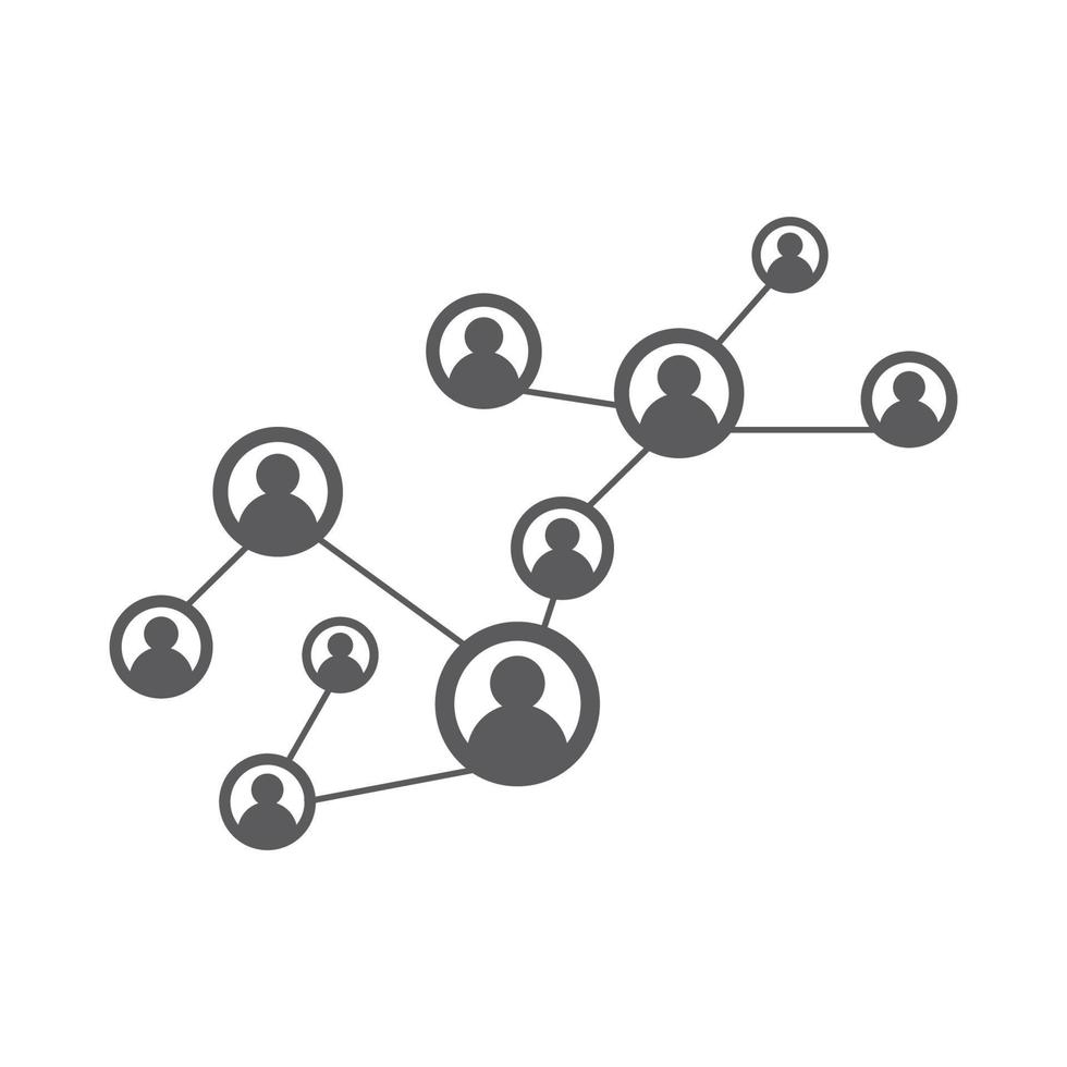 People Network and social icon vector