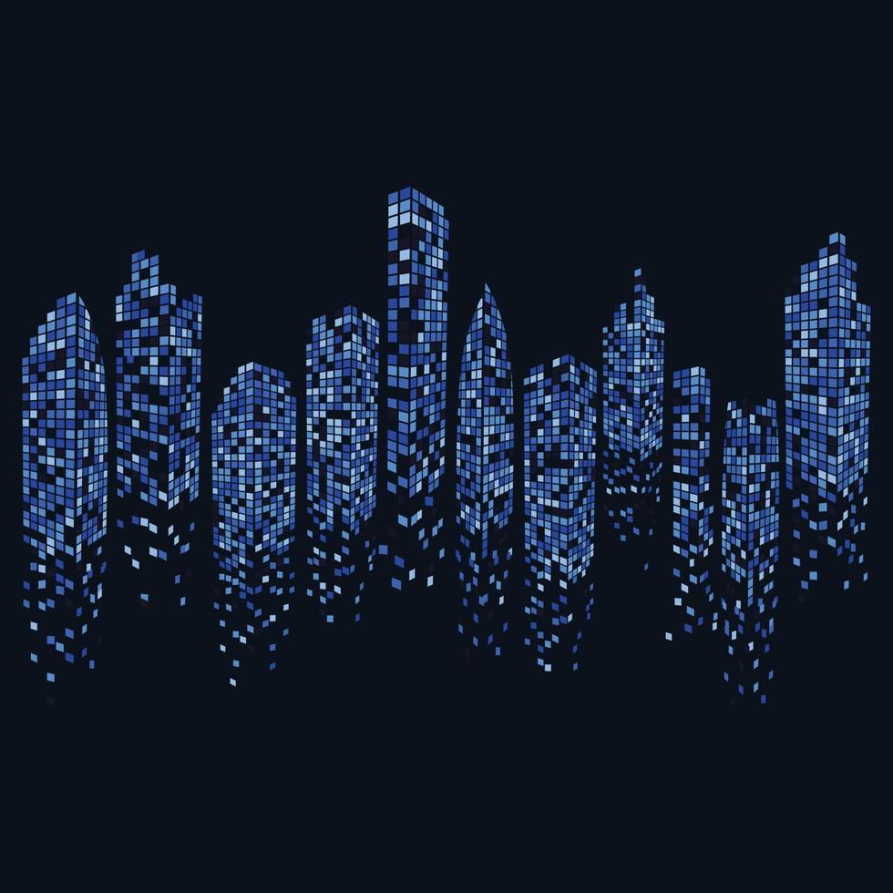 city skyline vector illustration