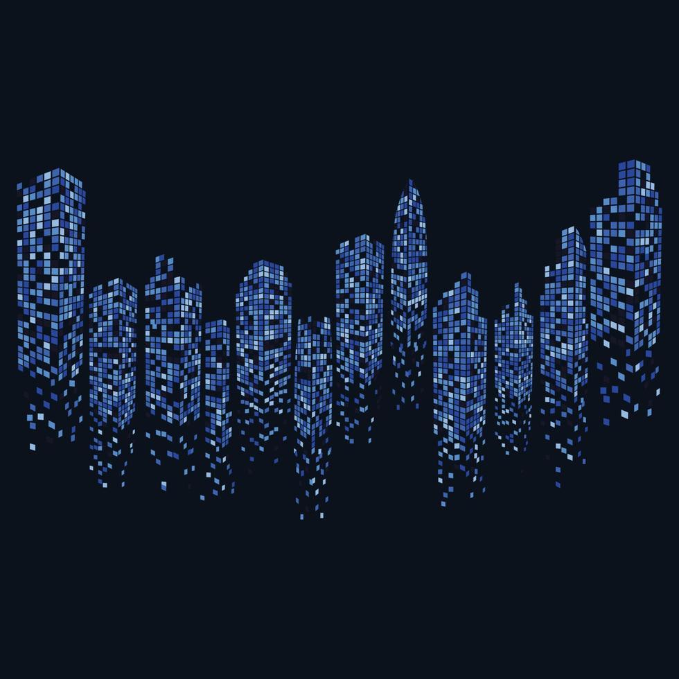 city skyline vector illustration