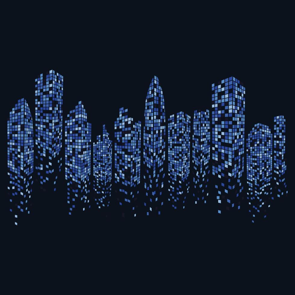 city skyline vector illustration