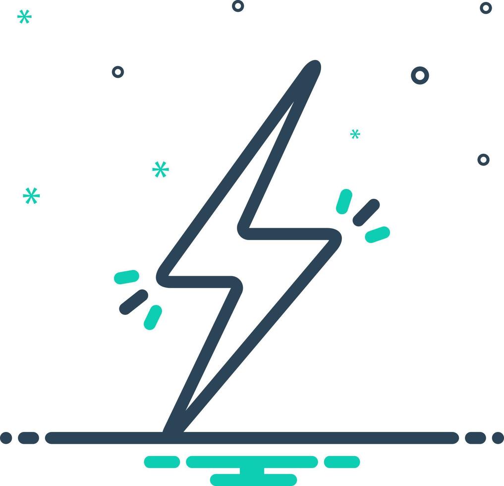 mix icon for lightening vector