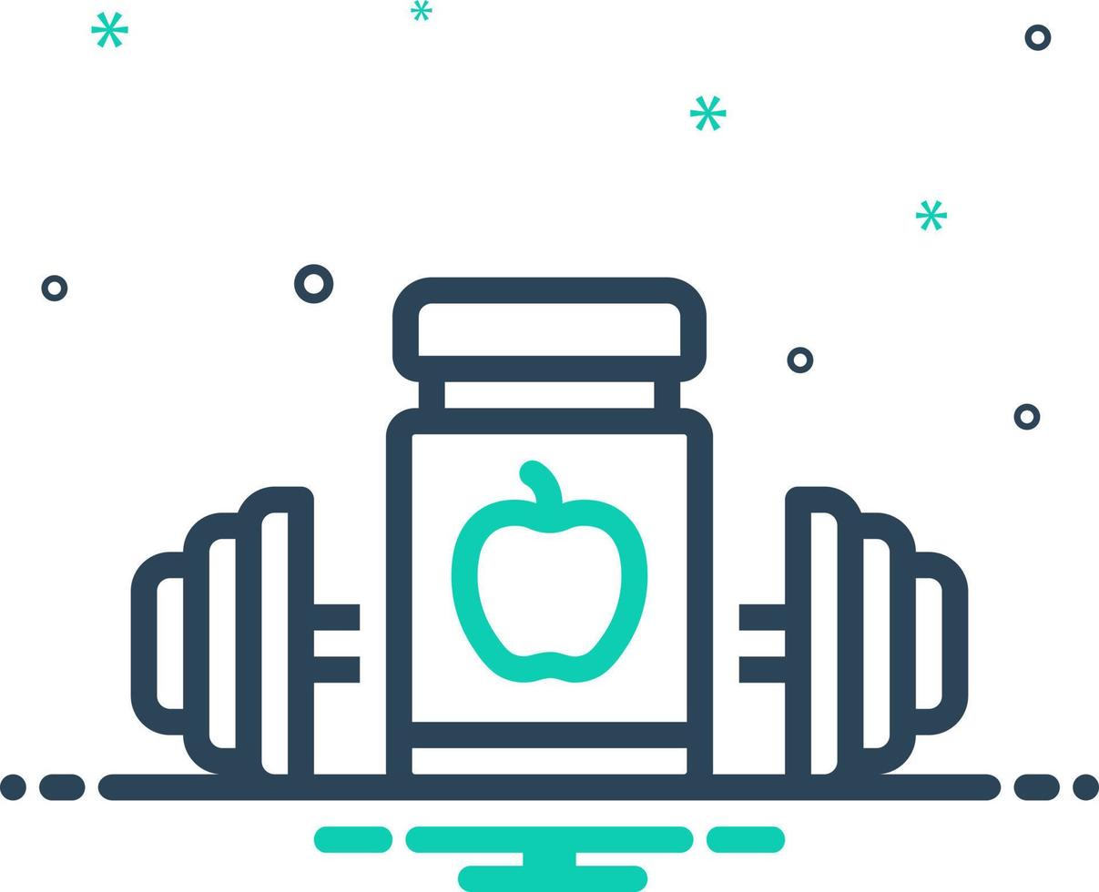 mix icon for protein vector