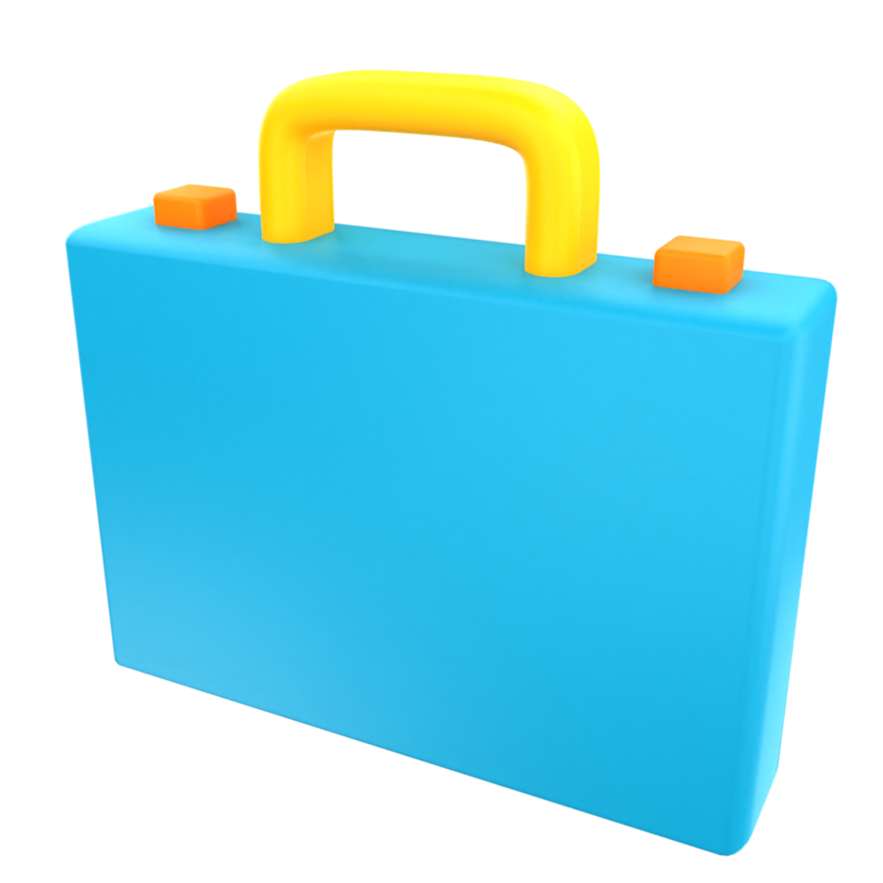 3D suitcase for work png