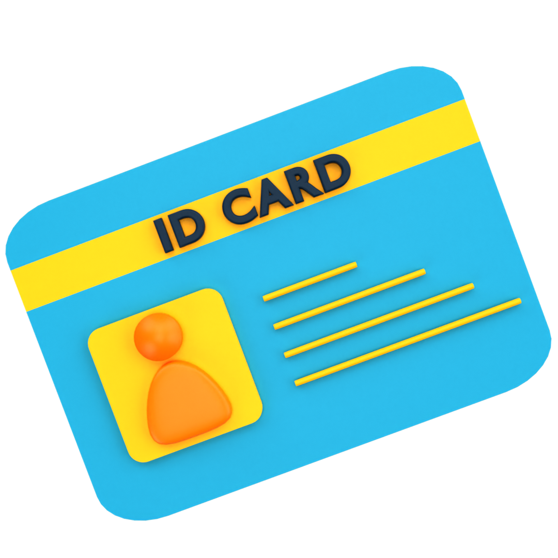 3D employee ID card 18868608 PNG