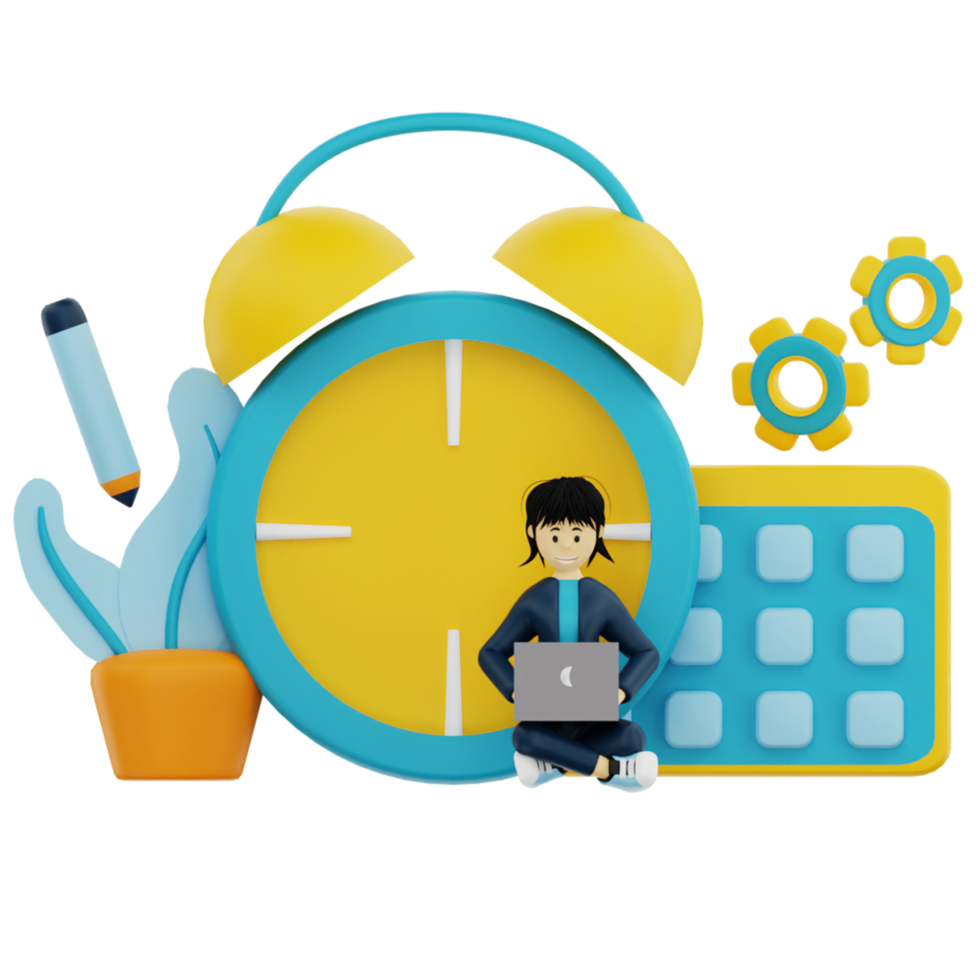 3d rendering time management png