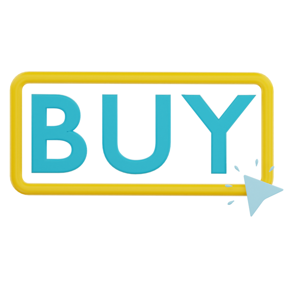 3d buy sign illustration png