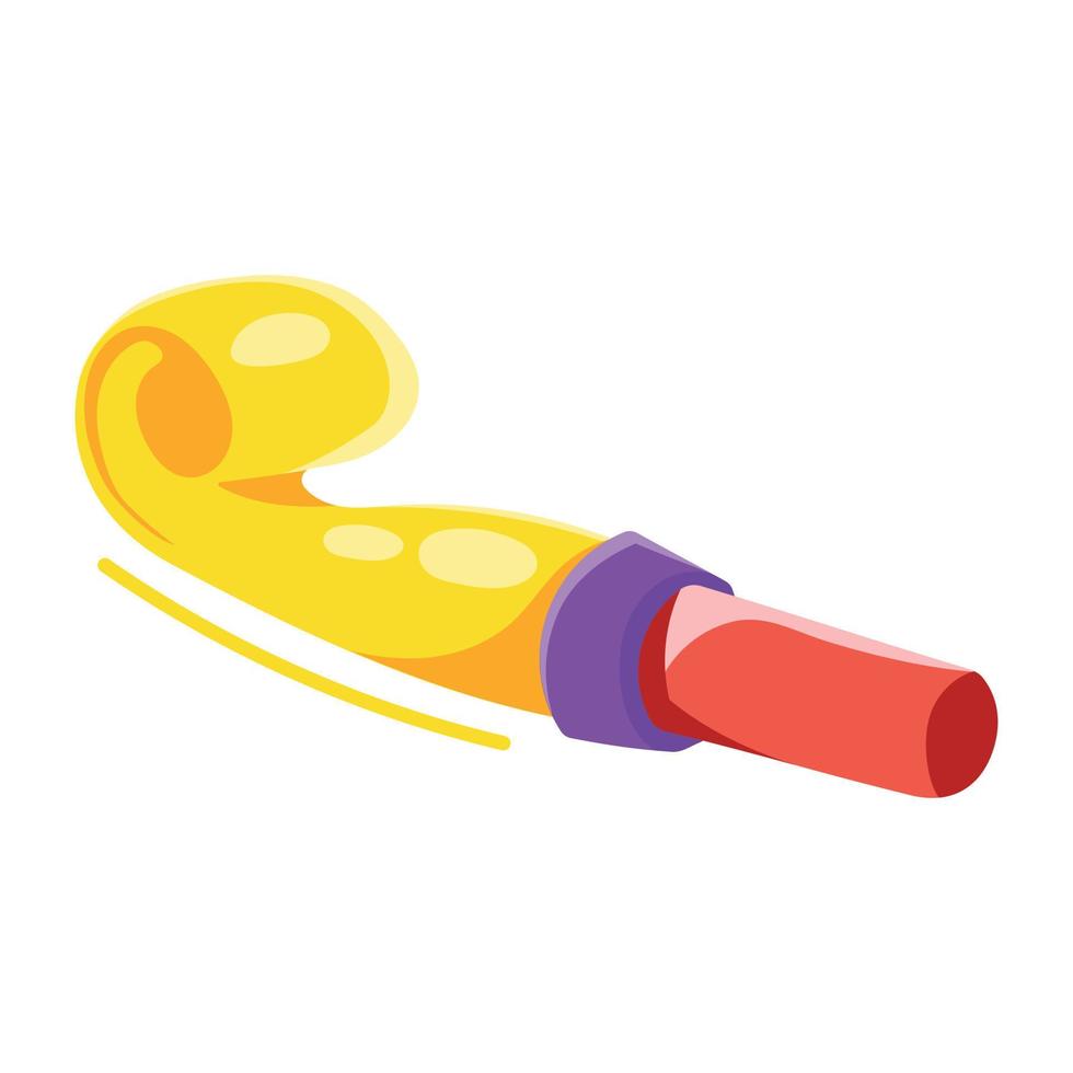 Trendy Party Blower vector