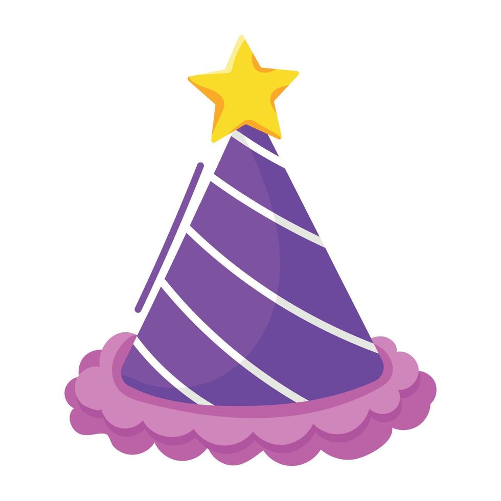 Trendy Party Cap vector