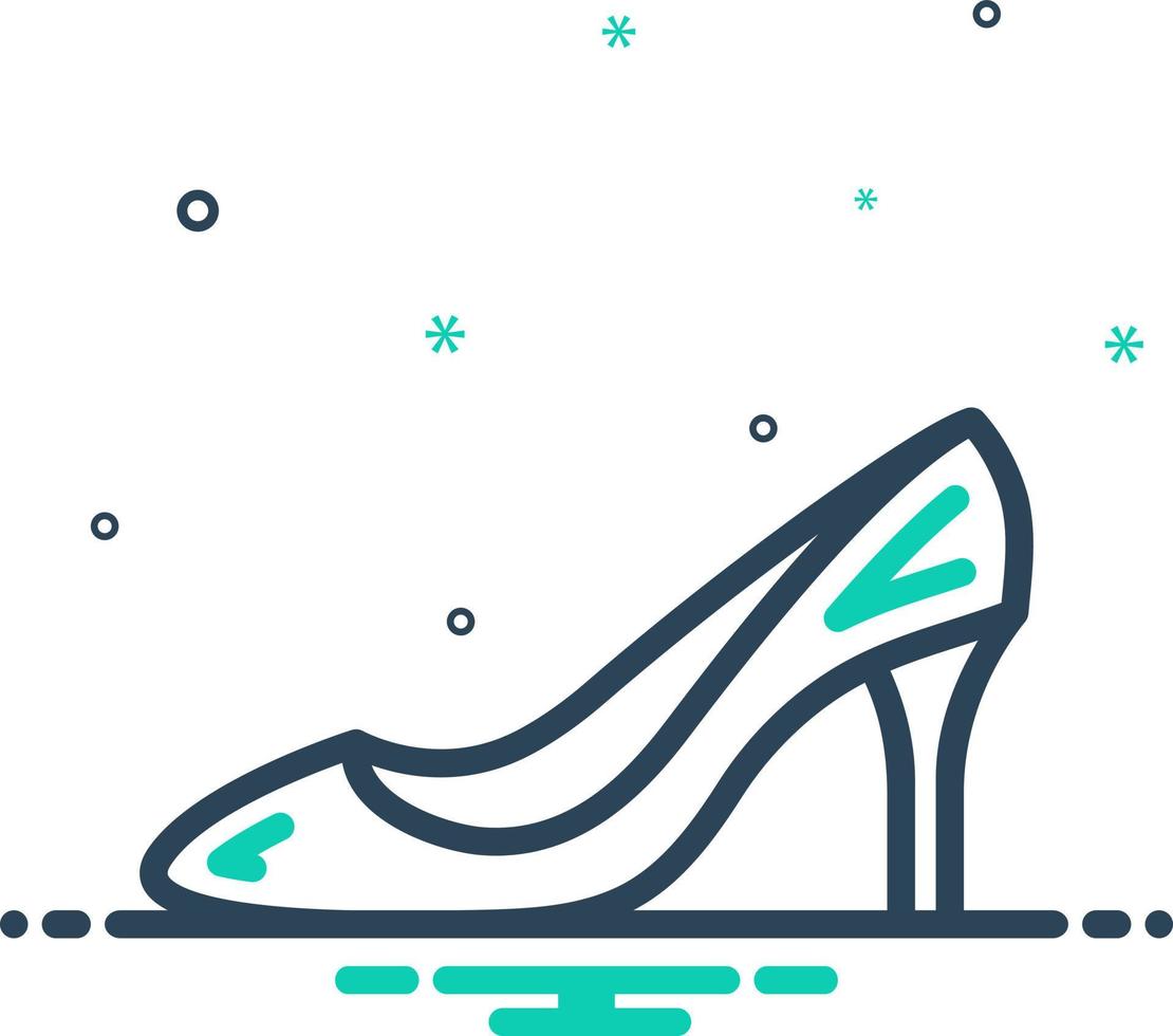 mix icon for heel vector