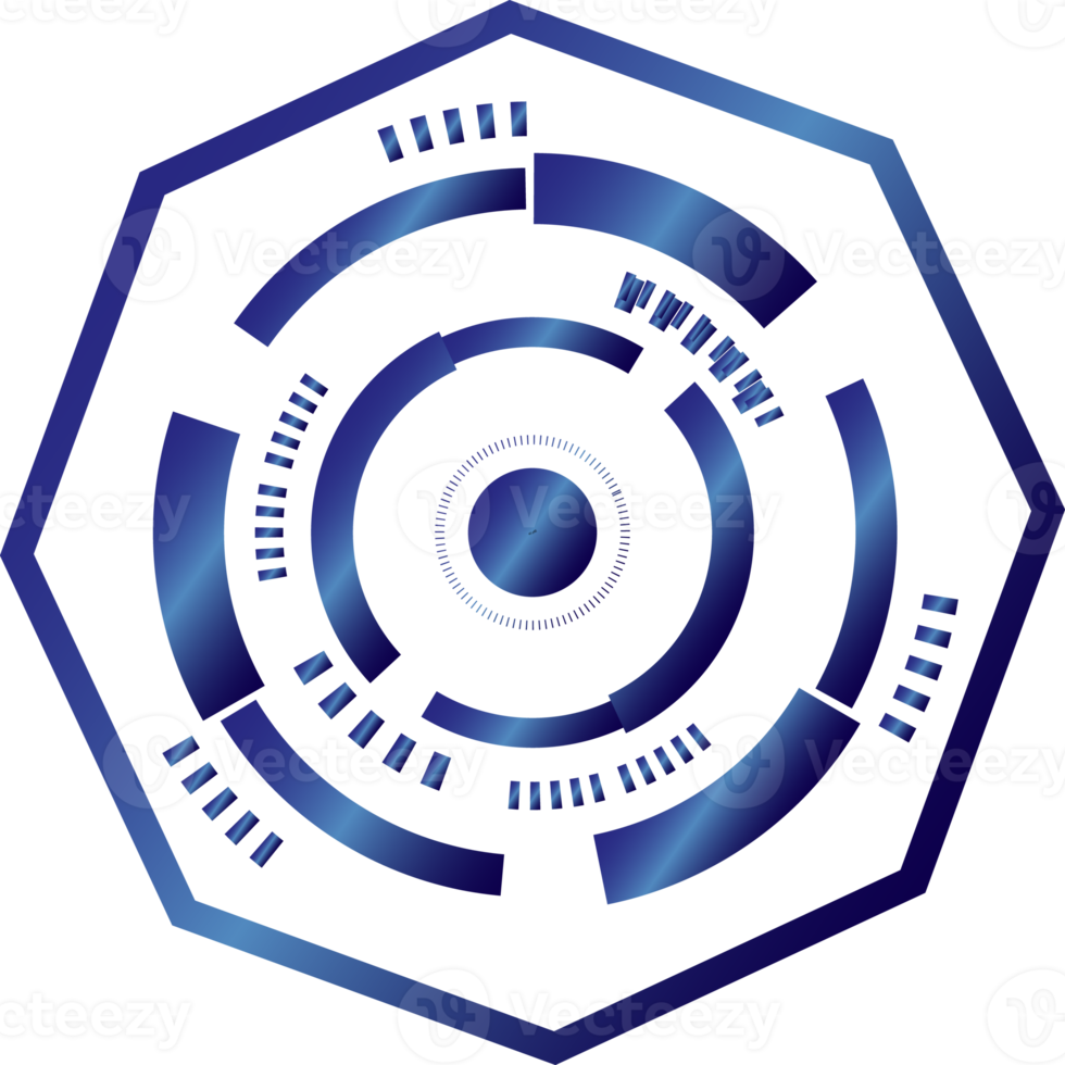 Tech circle technology network digital science icon element graphic design illustration png