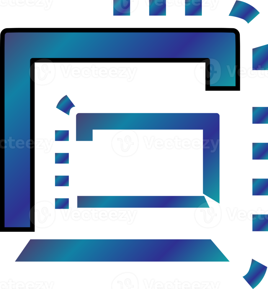 Tech circle technology network digital science icon element graphic design illustration png