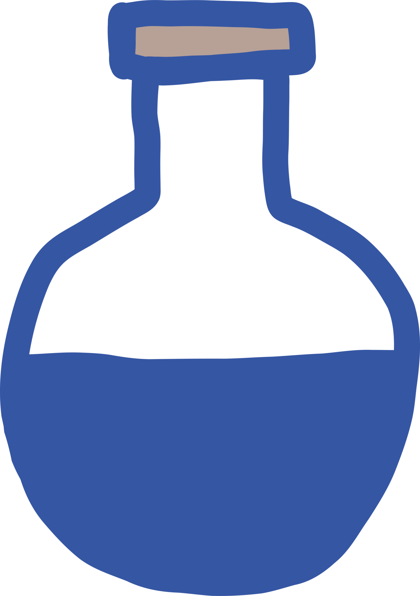 Flask for chemical experiments, mixing elements. 18869079 PNG