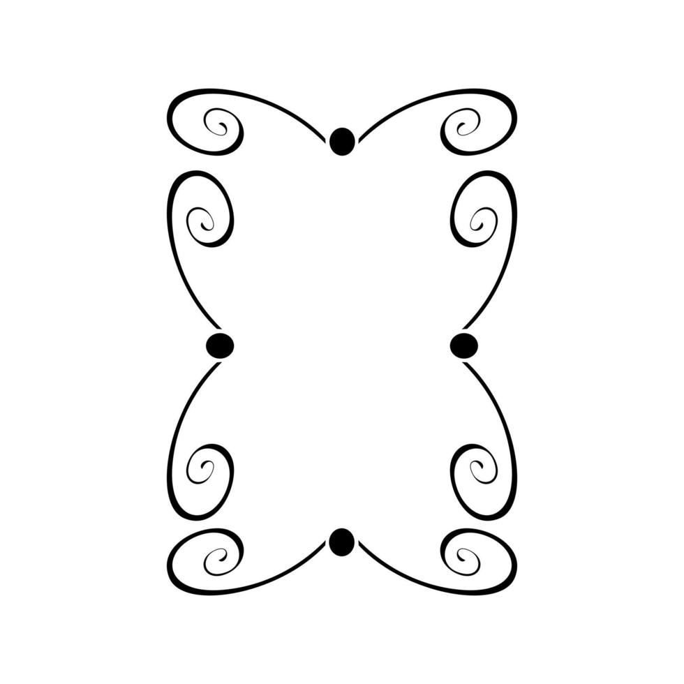 vector de icono de marco. signo de ilustración de espejo. símbolo de patrón o logotipo.