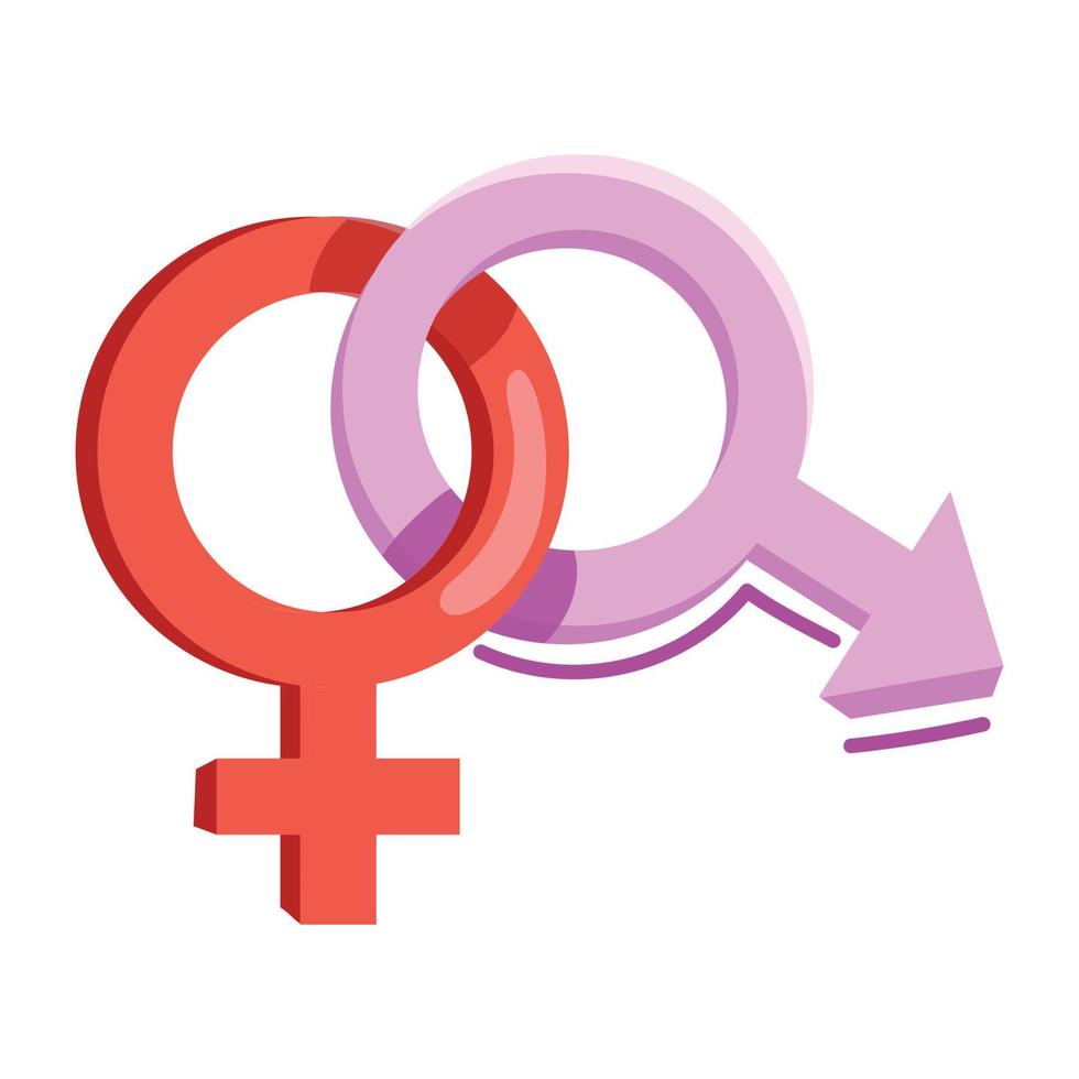 Trendy Genders Concepts vector