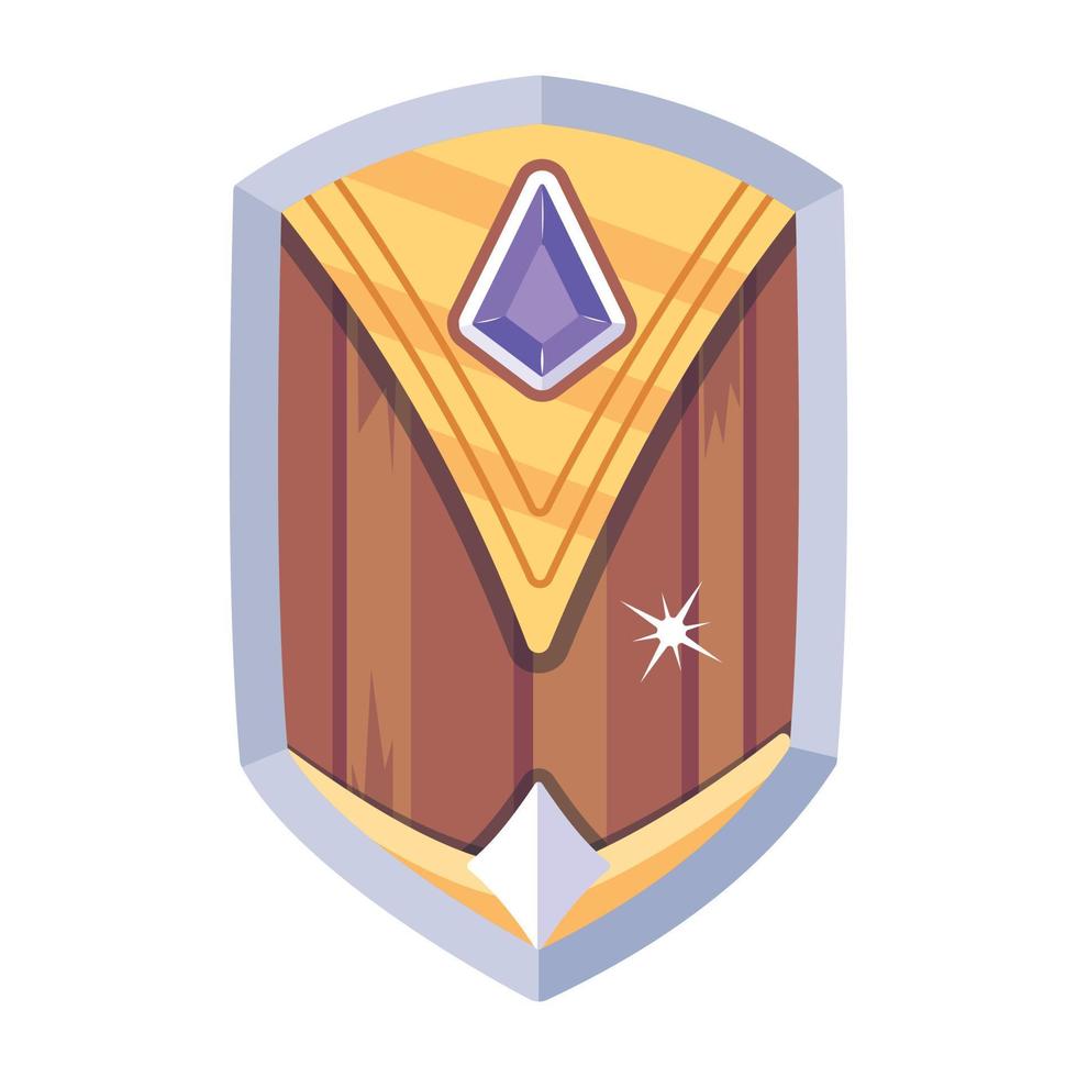 Trendy Old Shield vector