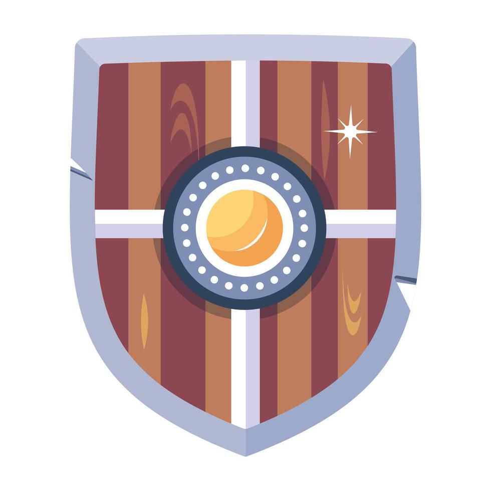 Trendy Defense Shield vector