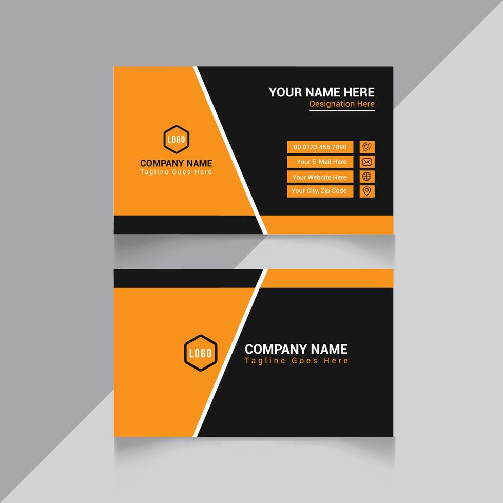 Business Card Design Template for you vector