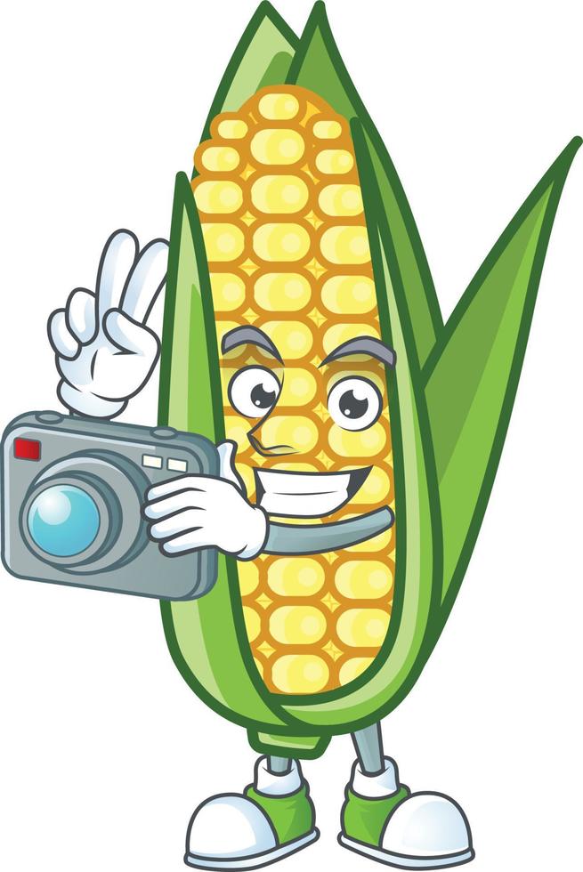 Cartoon Corn Sweet Vector