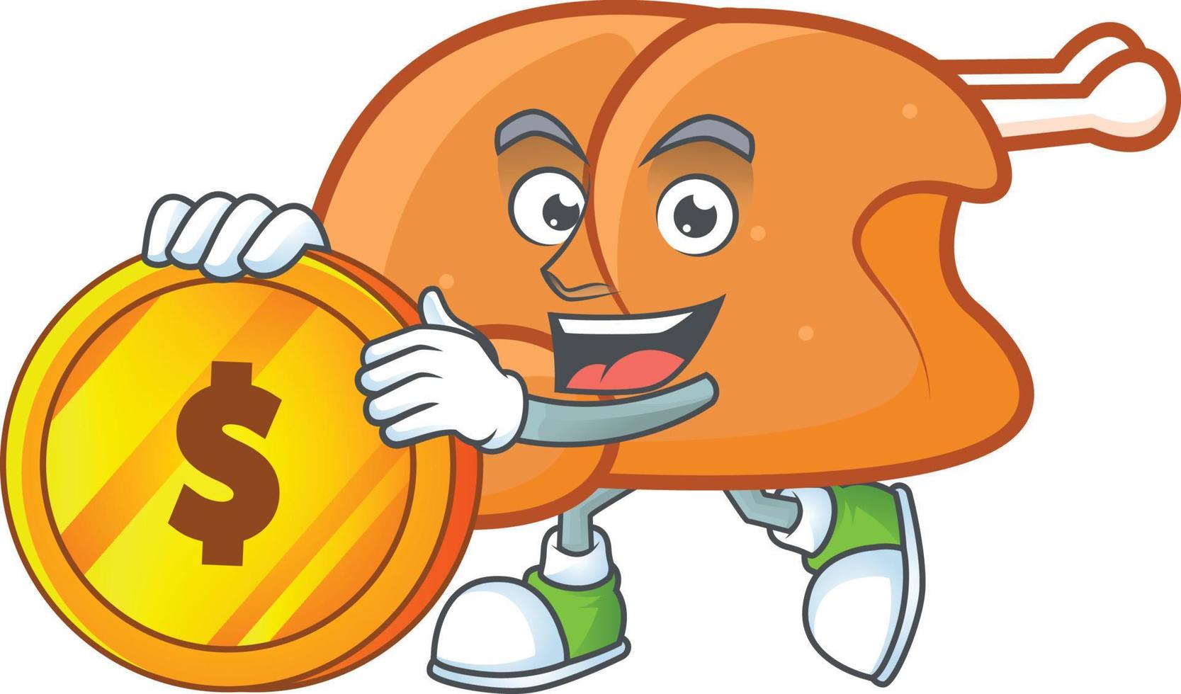 Roast Turkey Vector 18869897 Vector Art at Vecteezy