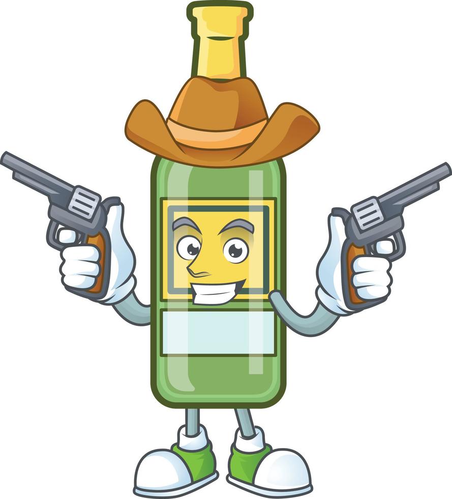 Cartoon Whiskey Bottle vector