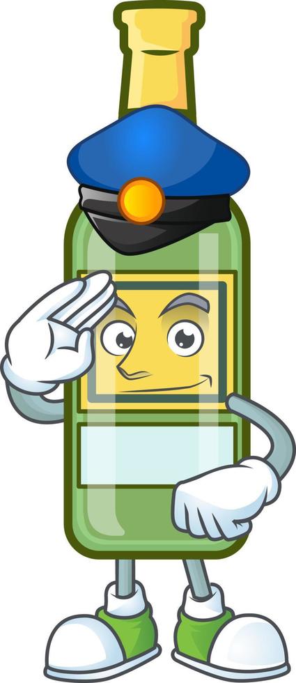 Cartoon Whiskey Bottle vector