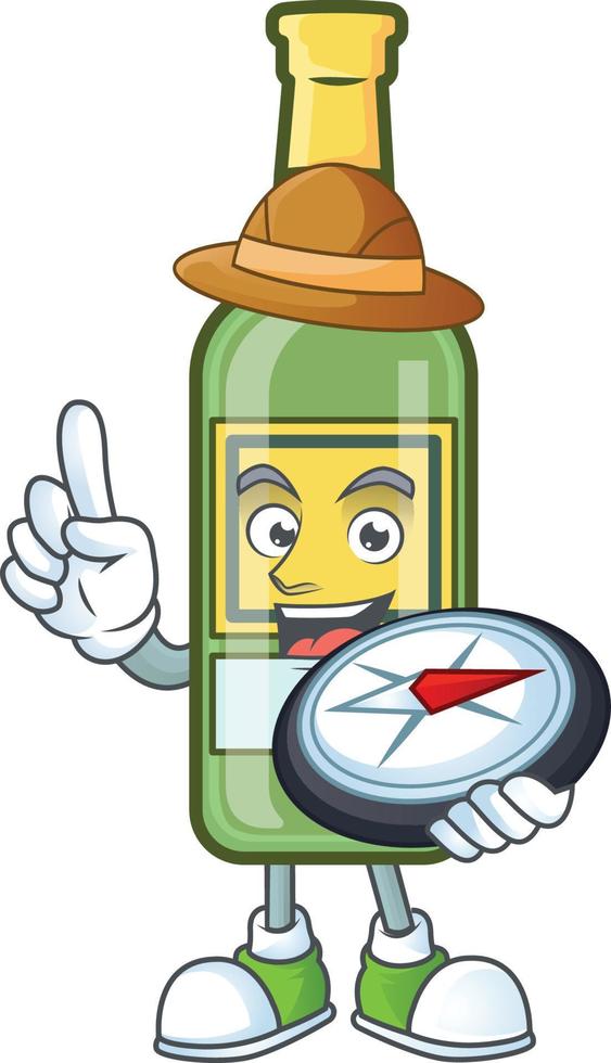 Cartoon Whiskey Bottle vector