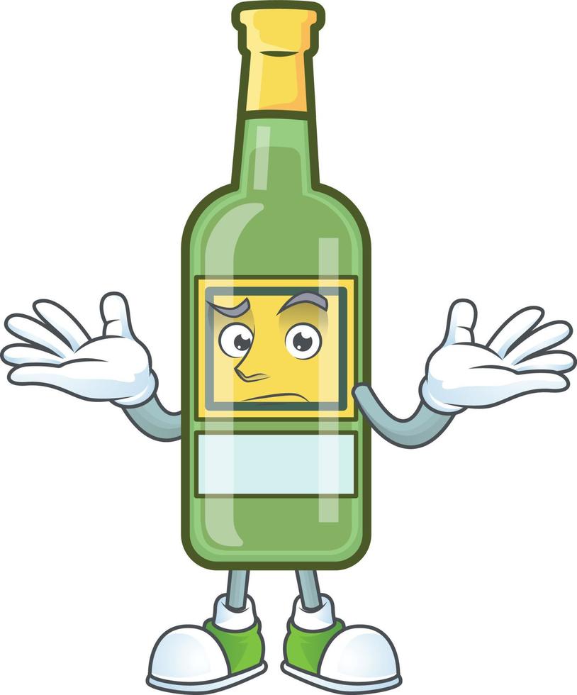 Cartoon Whiskey Bottle vector