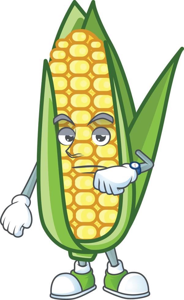 Cartoon Corn Sweet Vector