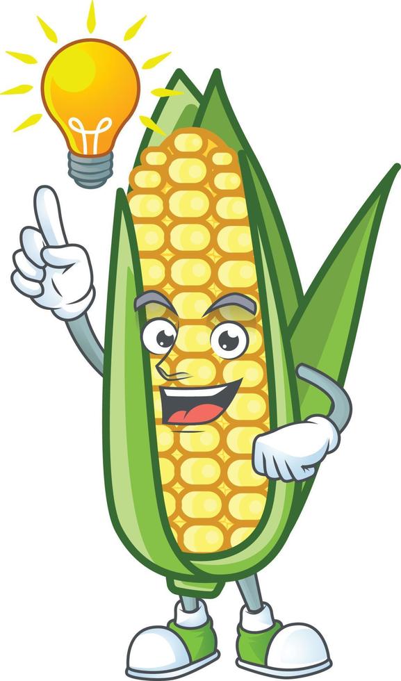 Cartoon Corn Sweet Vector