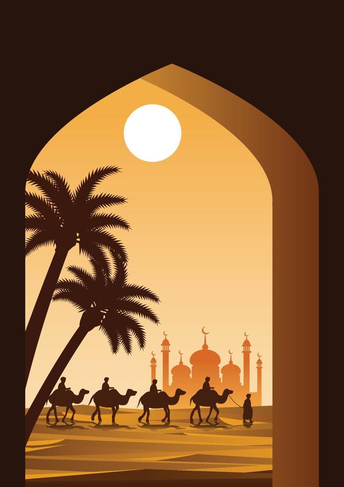 Sphinx and Pyramid famous landmark of Egypt,cartoon version vector