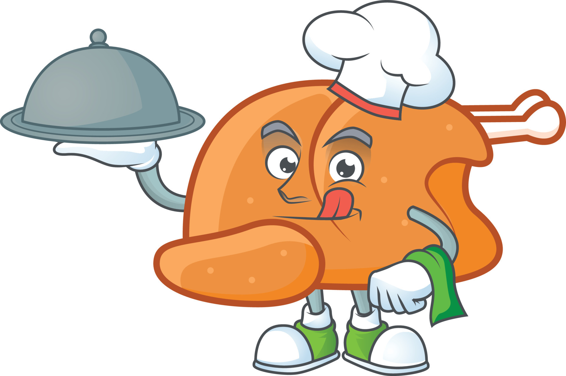 Roast Turkey Vector 18870381 Vector Art at Vecteezy
