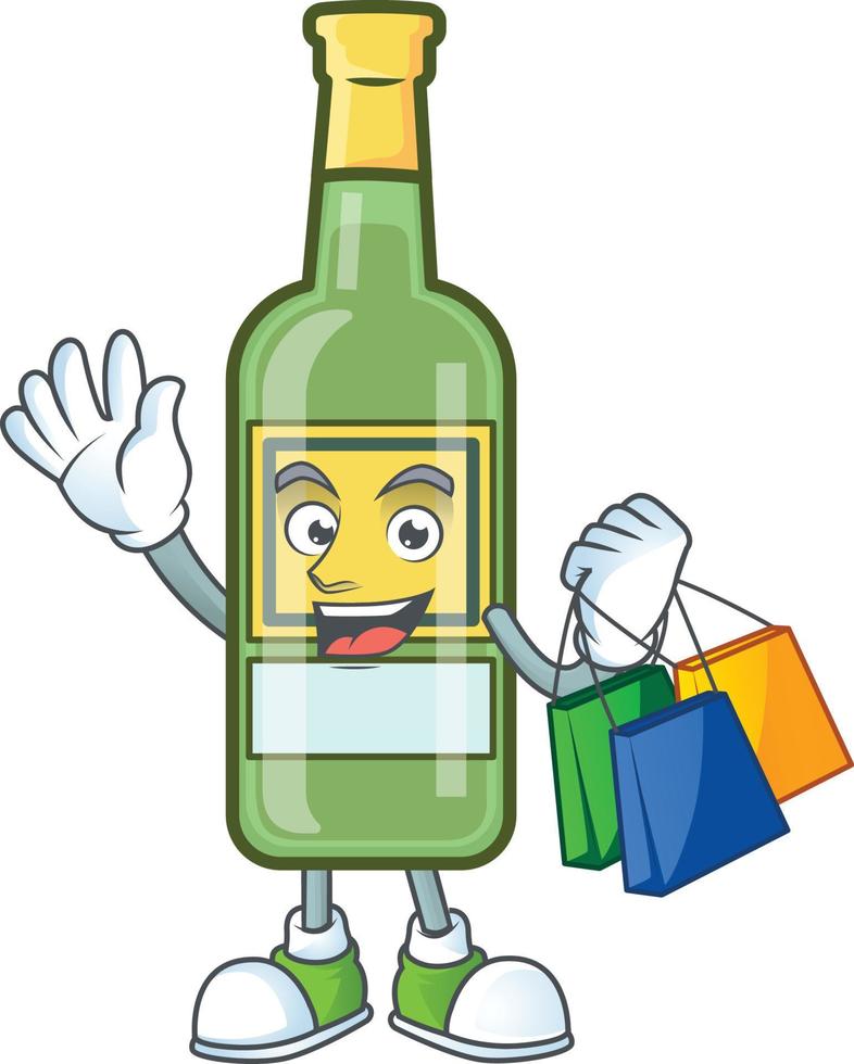 Cartoon Whiskey Bottle vector