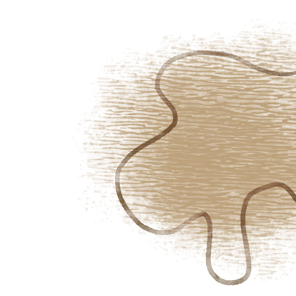 unregelmäßige freiform ästhetische abstrakte handgezeichnete organische form. png