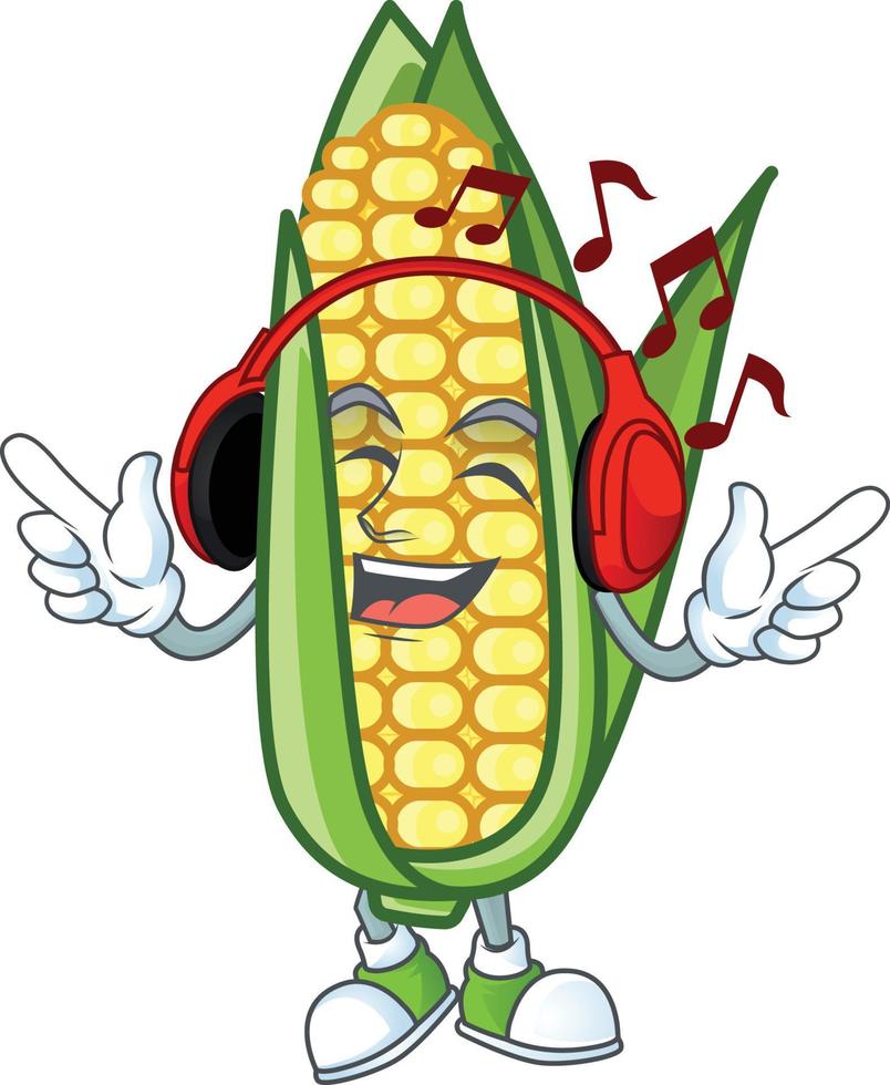 Cartoon Corn Sweet Vector
