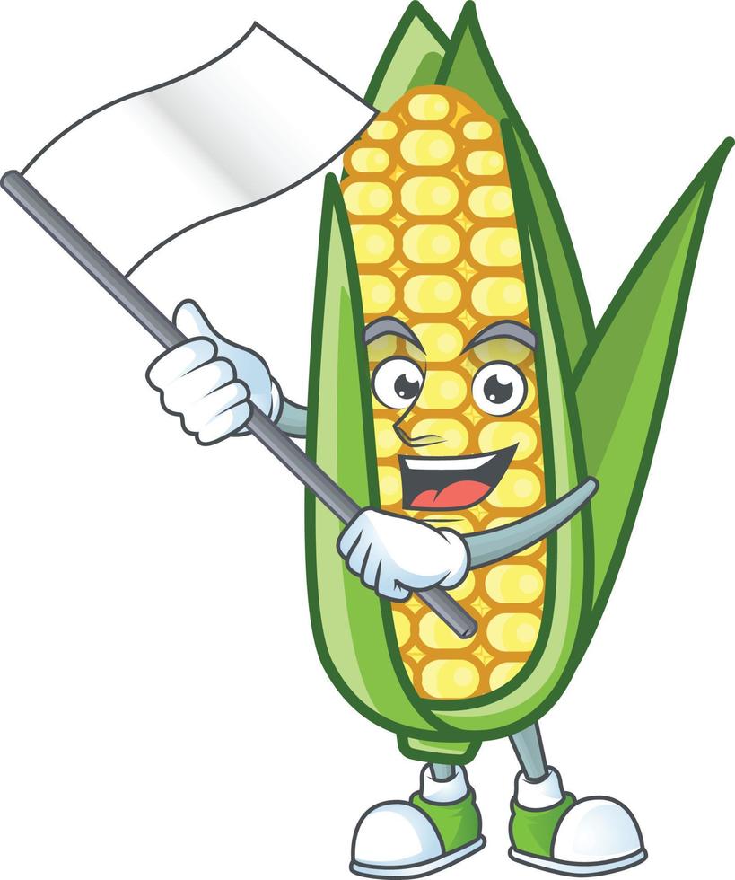 Cartoon Corn Sweet Vector