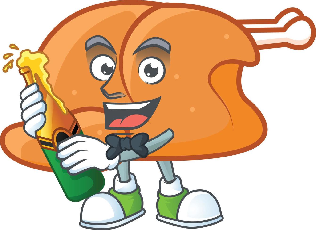 Roast Turkey Vector 18870553 Vector Art at Vecteezy