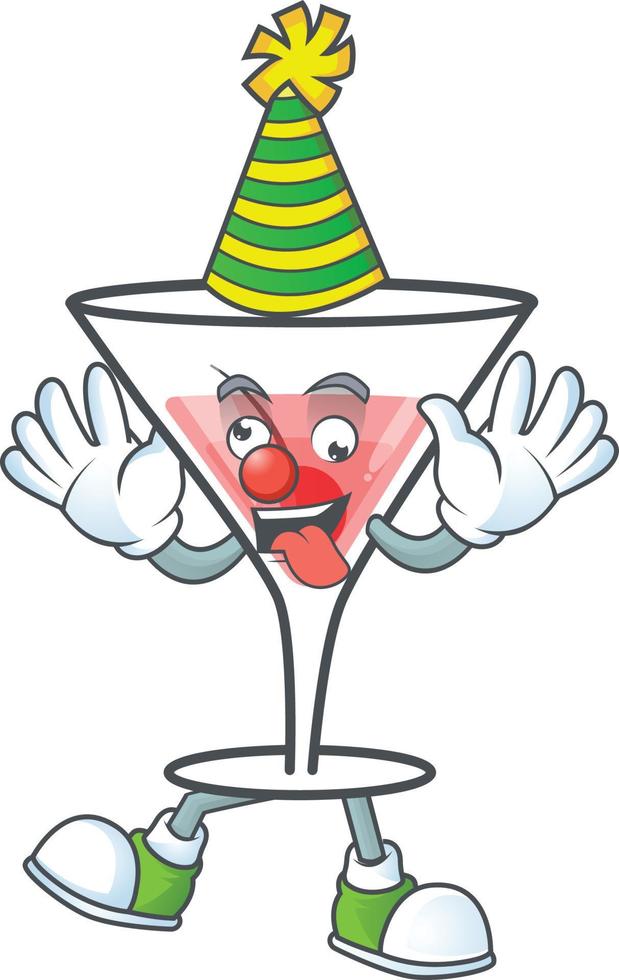 Cocktail Sweet Cartoon Character vector