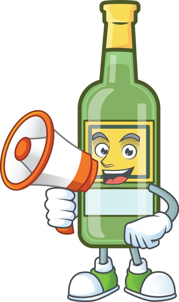 Cartoon Whiskey Bottle vector