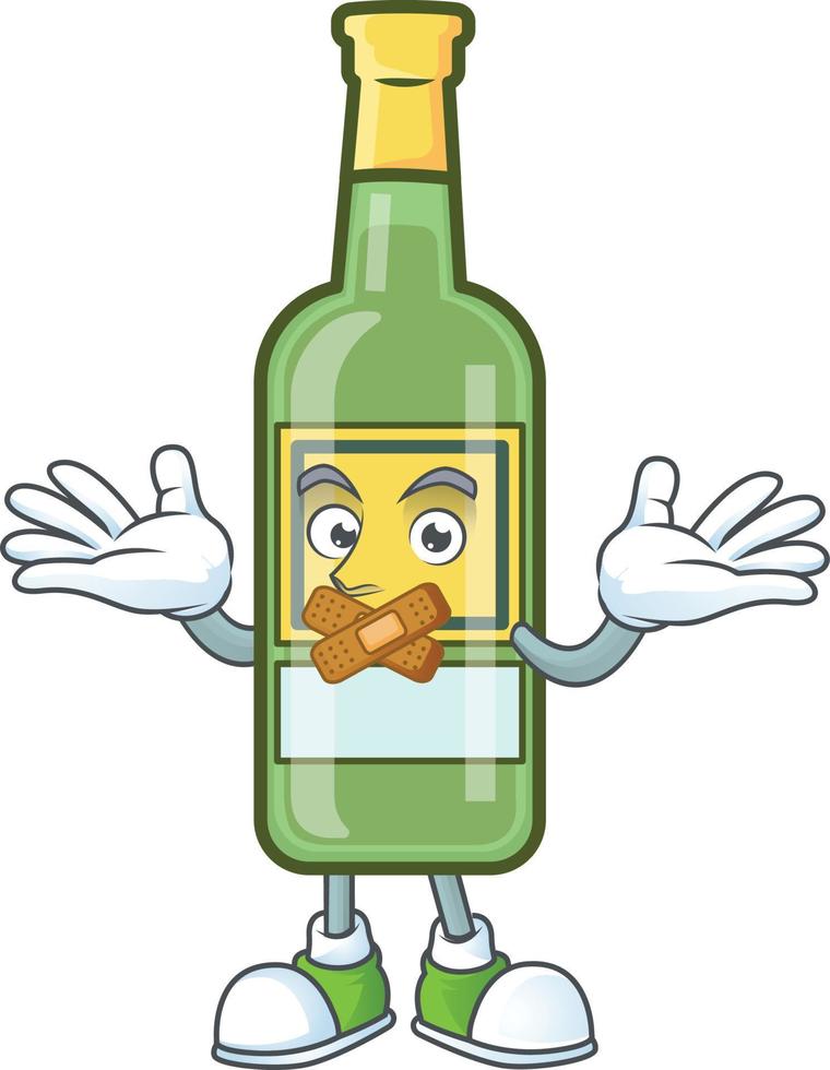 Cartoon Whiskey Bottle vector
