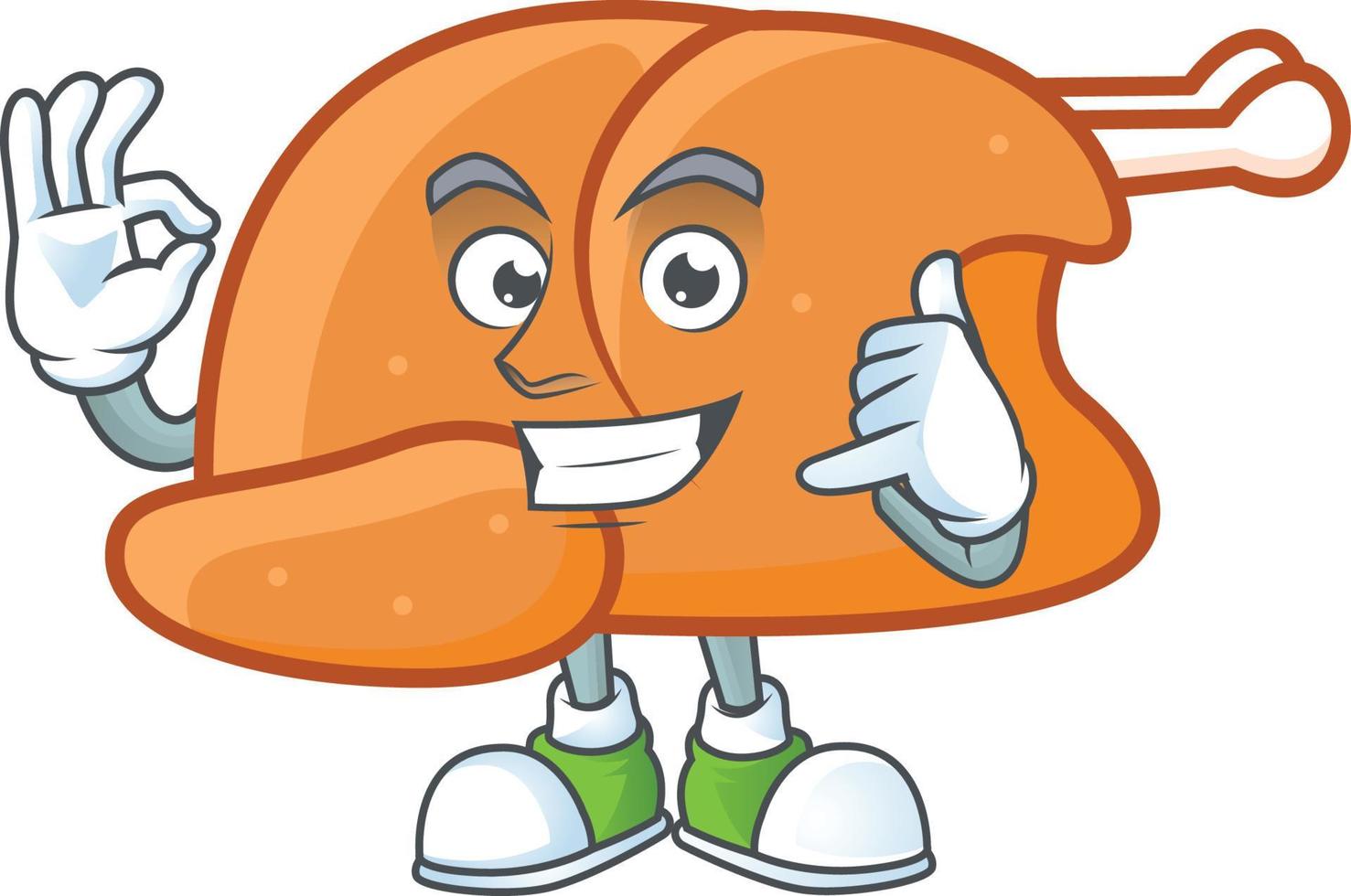 Roast Turkey Vector 18870766 Vector Art at Vecteezy