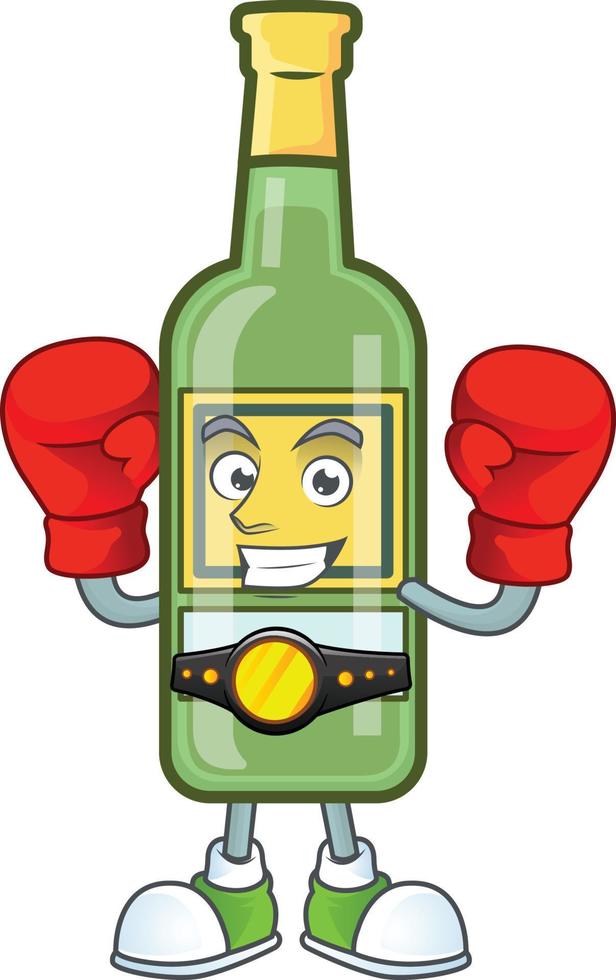 Cartoon Whiskey Bottle vector