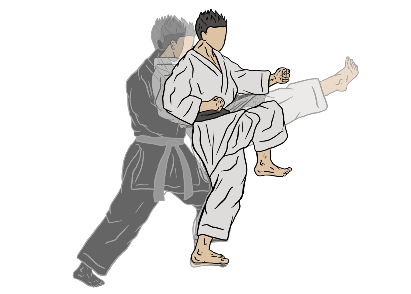 illustration of karate png