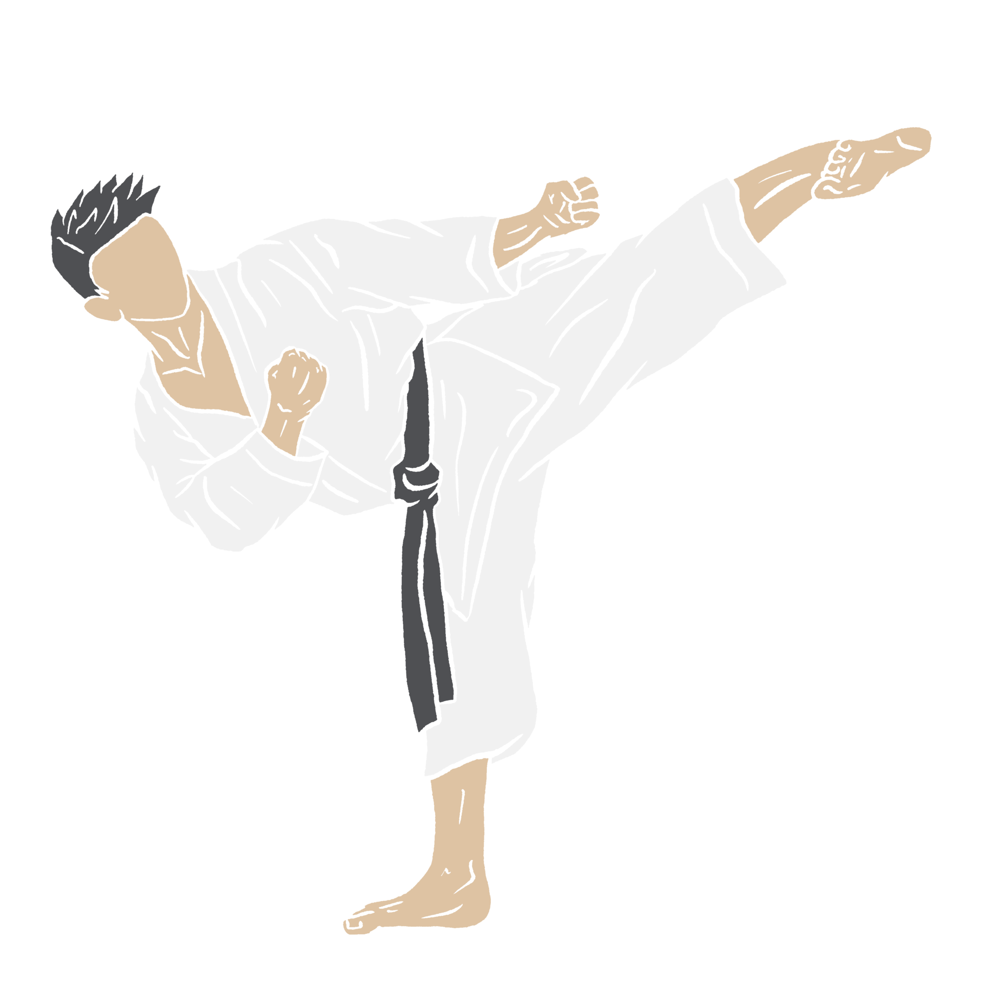 illustration of karate 18870856 PNG