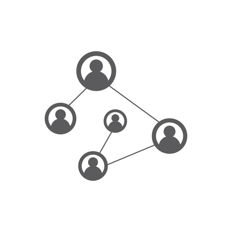 People Network and social icon vector