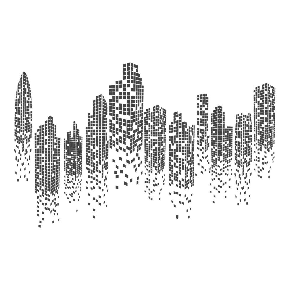 city skyline vector illustration