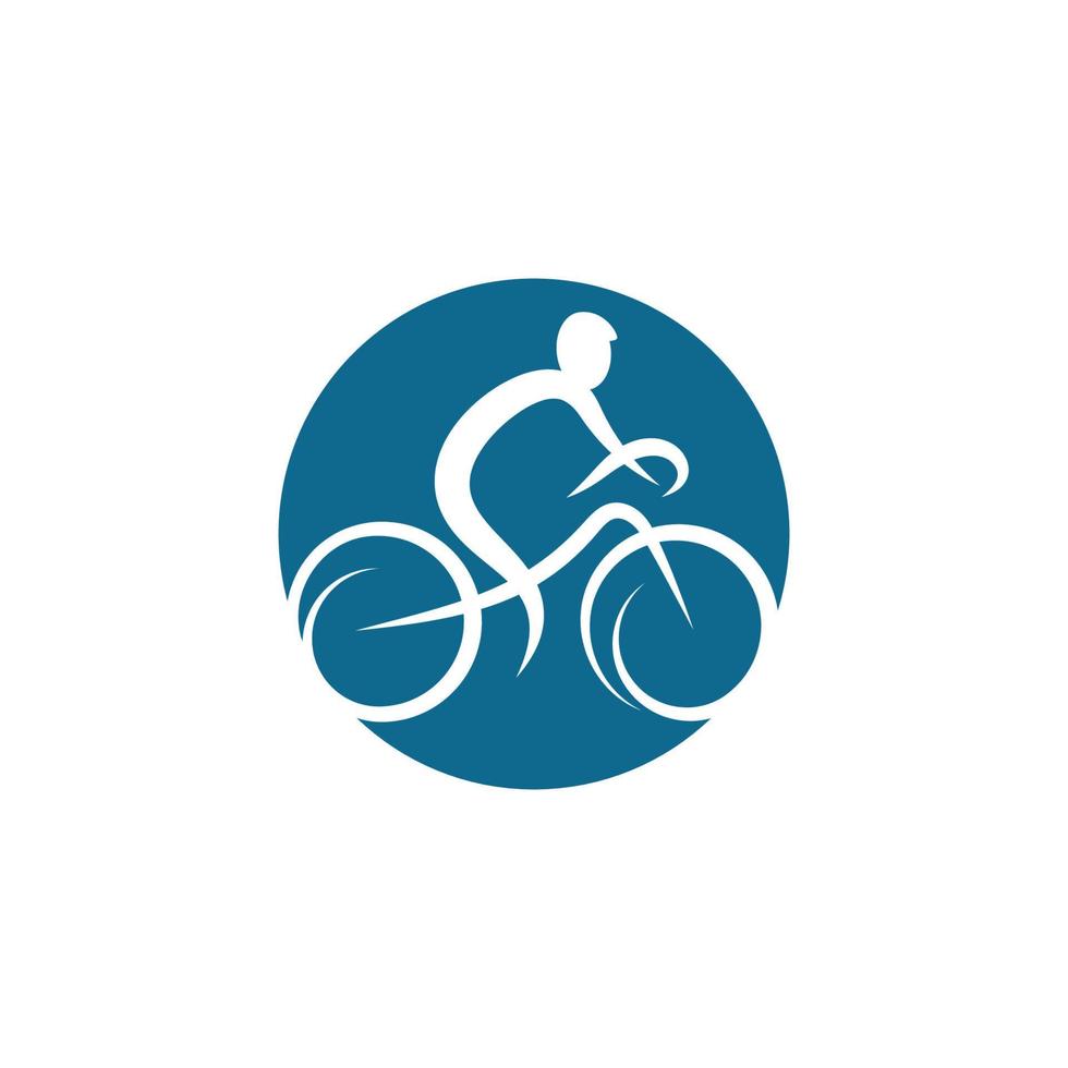 Bike logo icon design template vector