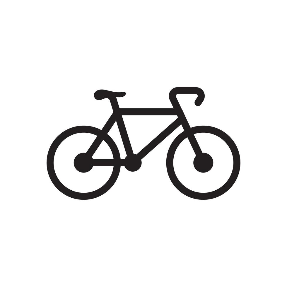 plantilla de diseño de icono de logotipo de bicicleta vector